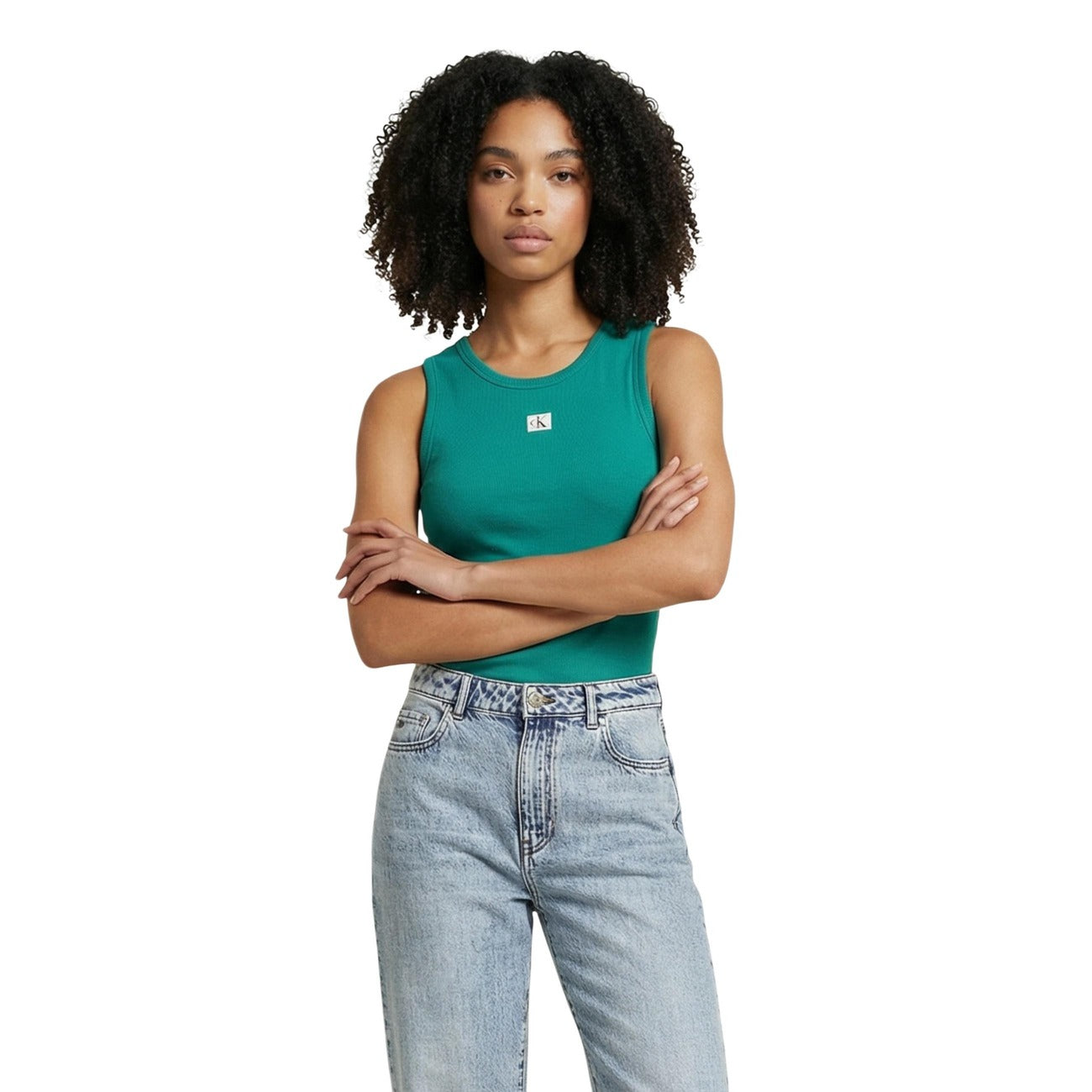 Calvin Klein Jeans Top Damen Weiß