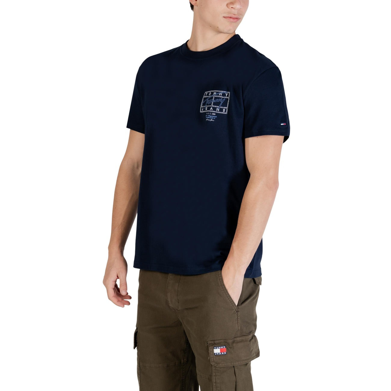Tommy Hilfiger Jeans T-shirt Heren Blauw #2470059