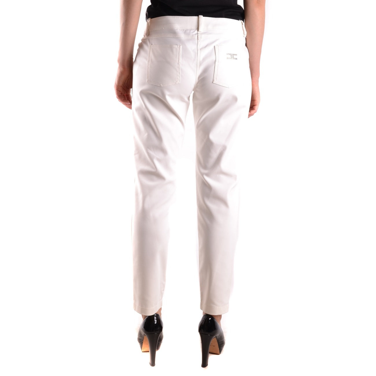 Elisabetta Franchi Trousers Women White #2423038