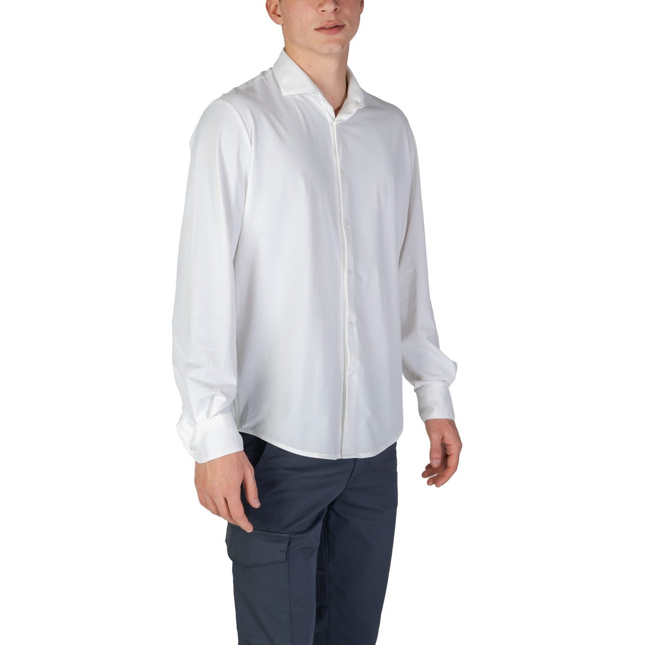 Fashion Brand Shirt Heren Wit