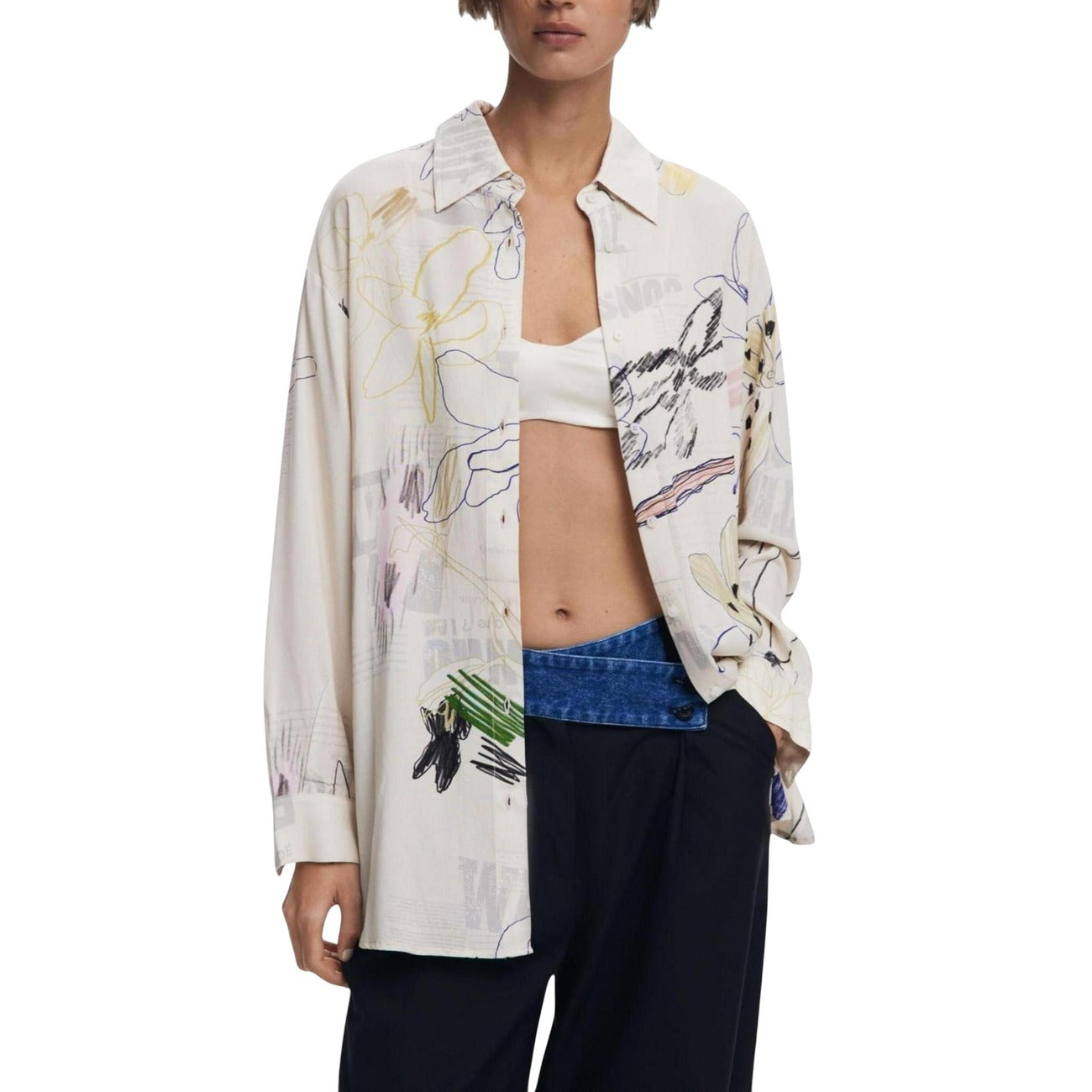 Desigual Shirt Damen Beige