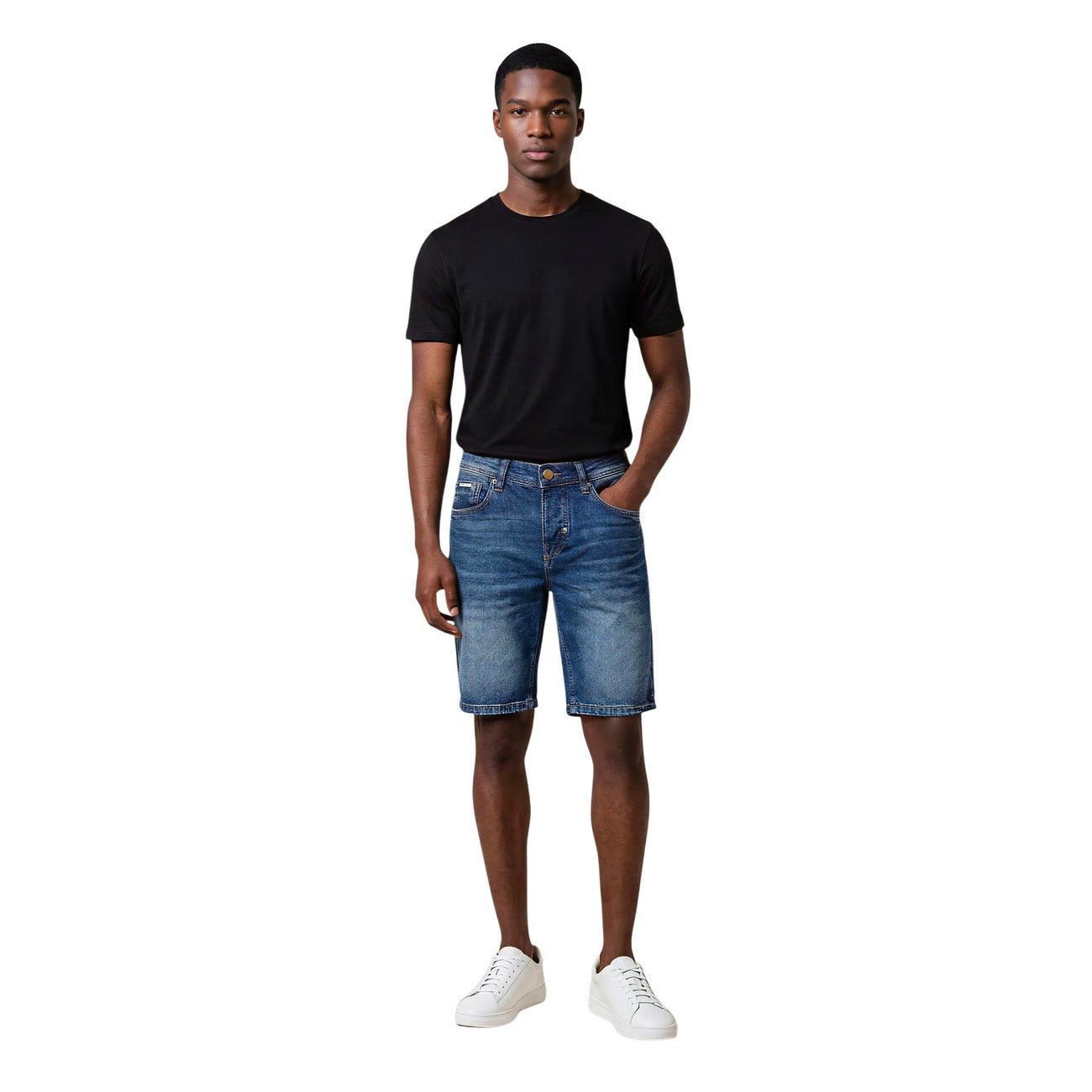 Antony Morato Bermuda Heren Blauw