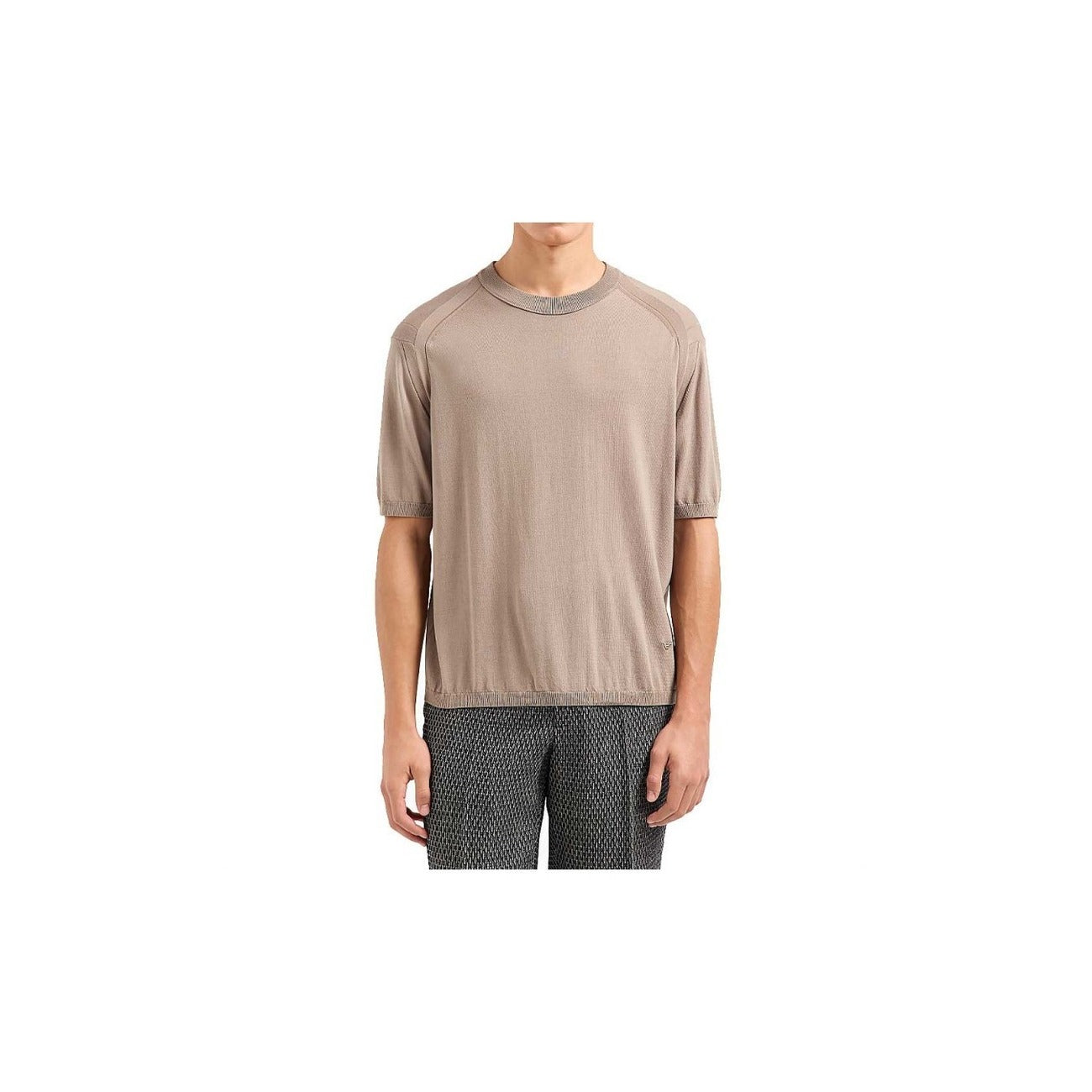 Emporio Armani T-shirt Heren Beige