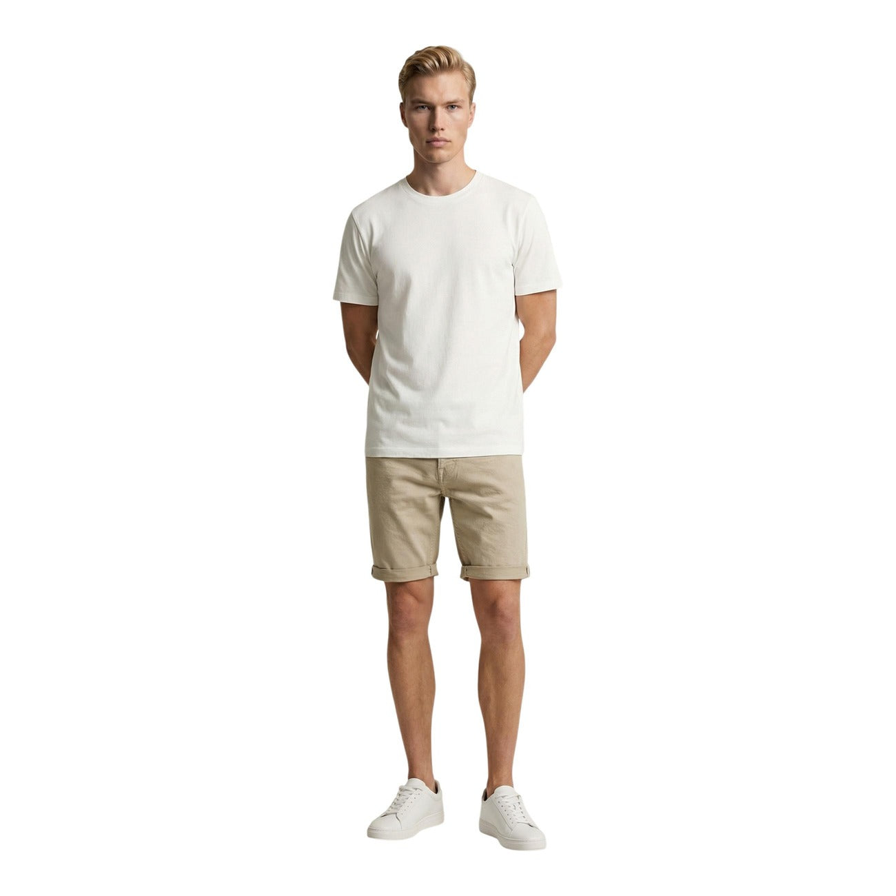 Replay Bermuda Herren Beige