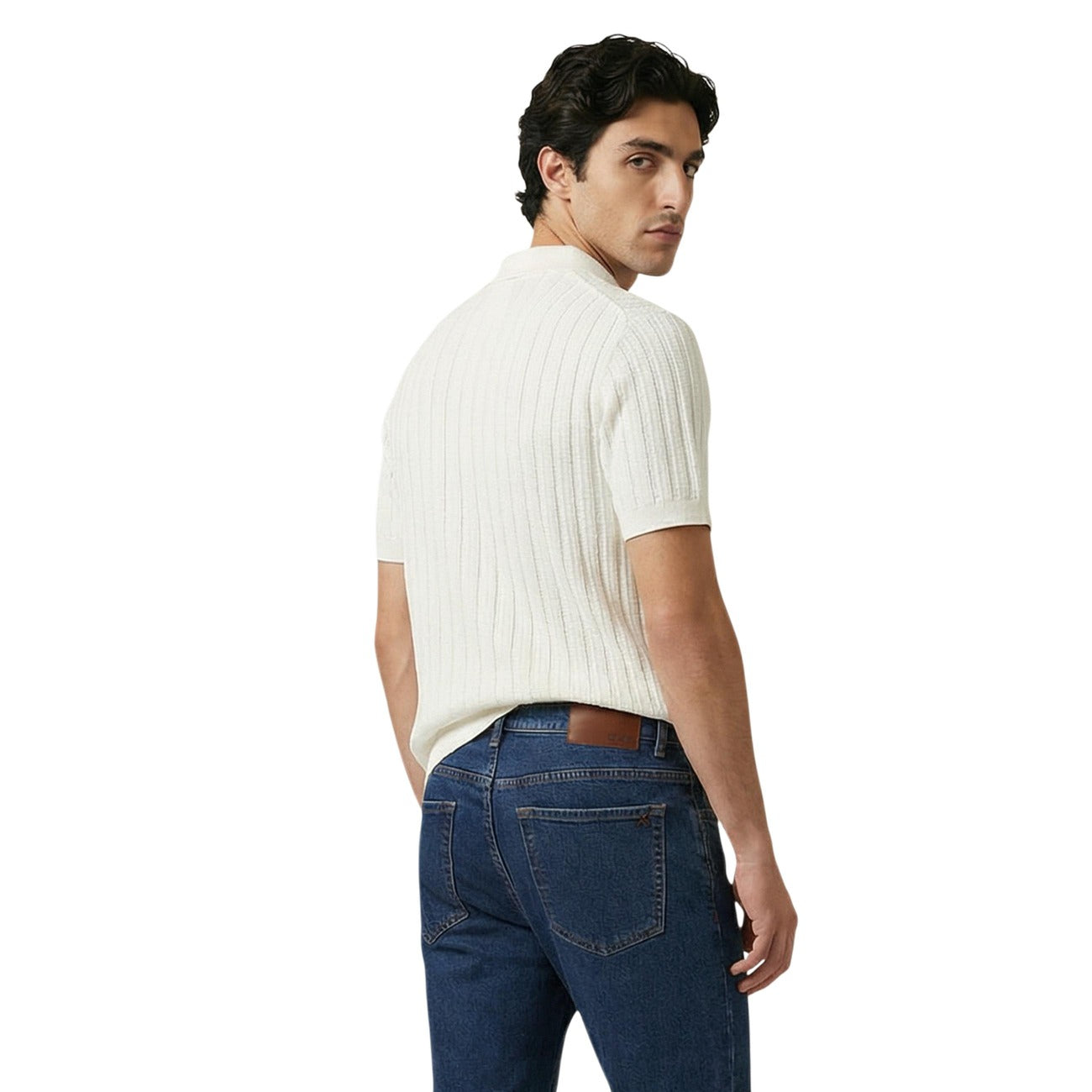 Guess Polo Top Herren Weiß