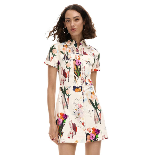 Desigual Kleid Damen Beige #2453780