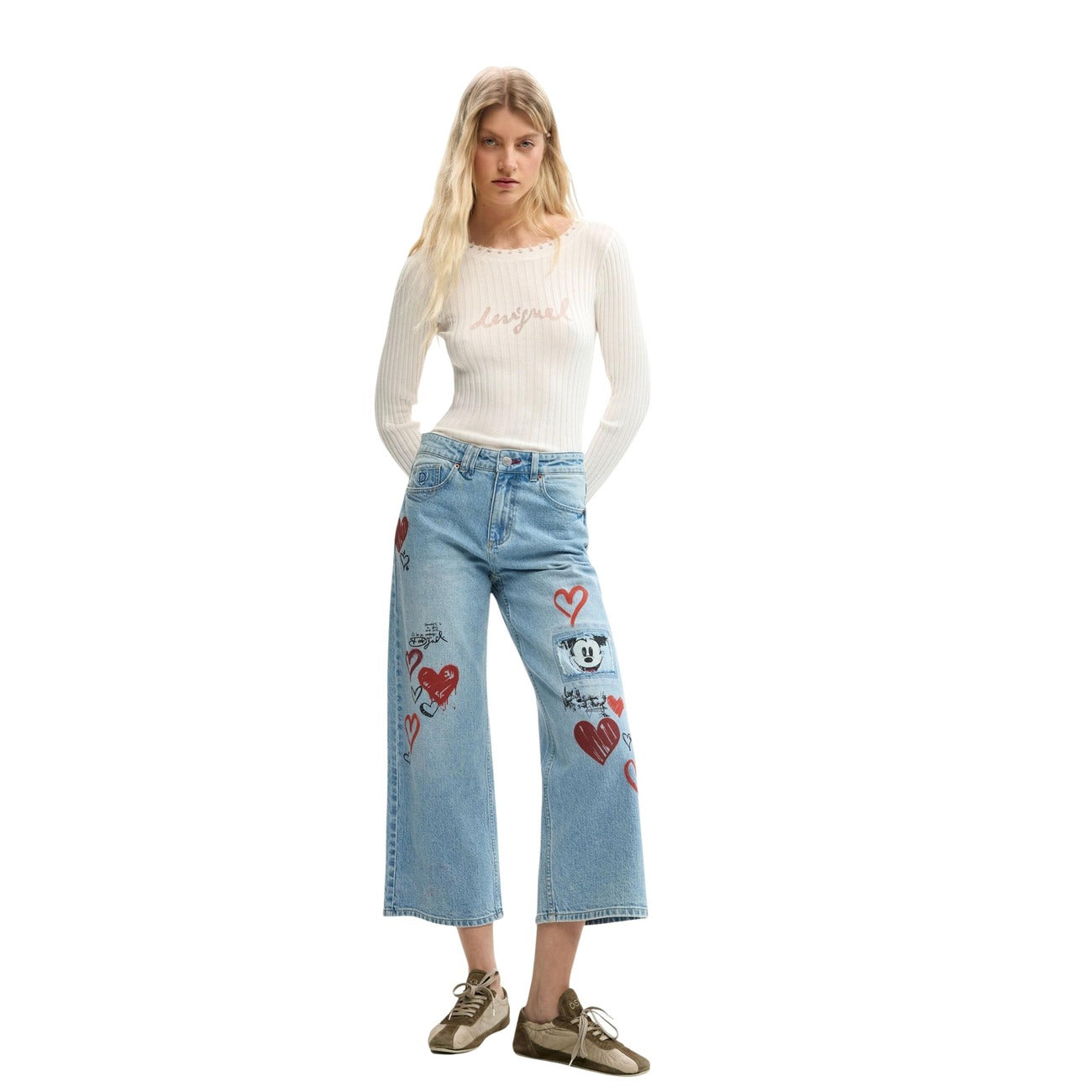 Desigual Jeans Damen Hellblau #2465801